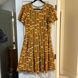 LuLaRoe Amelia dress size 2xl